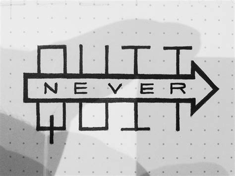 Never Quit Or Quit Never /// 033 by Bob Ewing on Dribbble