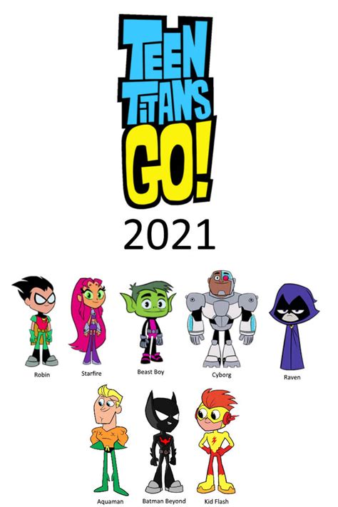 Teen Titans Go 2021 Main Characters by DallasLeeLong on DeviantArt