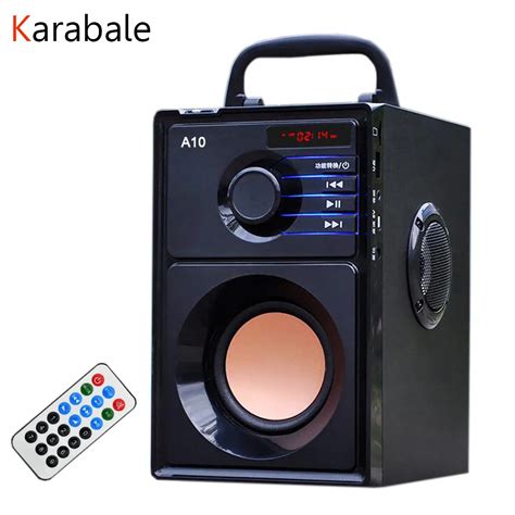 Karabale Big Power Bluetooth Speaker Wireless Stereo Subwoofer Heavy ...