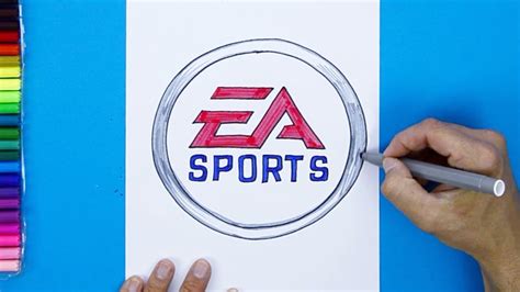 How to draw EA Sports Logo