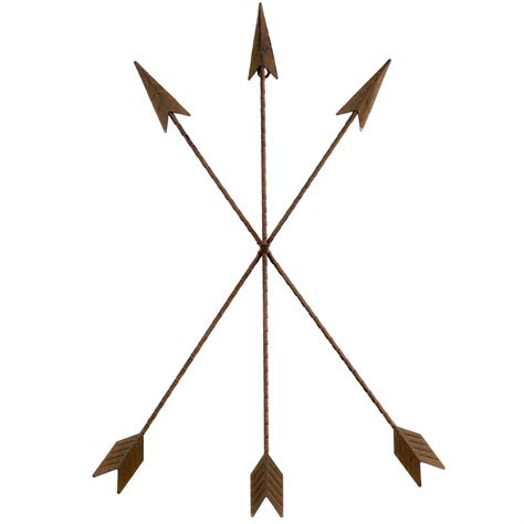 Best 20+ of Brown Metal Tribal Arrow Wall Decor