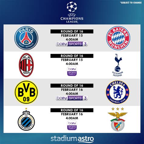 Stadium Astro 🇲🇾 on Twitter: "#UCL is back this week! Follow us on ...