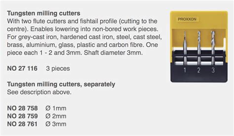 milling cutters - Modeling tools and Workshop Equipment - Model Ship World™