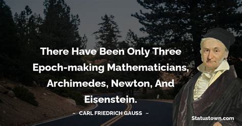 20+ Best Carl Friedrich Gauss Quotes