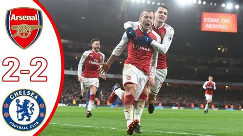 Arsenal vs Chelsea 2-2 Goals and Highlights 03/01/2018 - YouTube