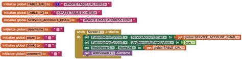 Pizza Party with Fusion Tables for App Inventor 2