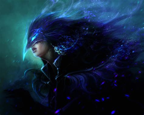 fantasy Art, Women, Raven, Violet, Magic Wallpapers HD / Desktop and ...