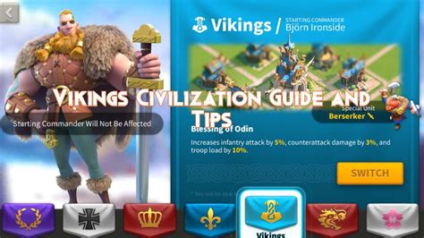 rise of kingdoms best civilization viking - Things Column Image Library