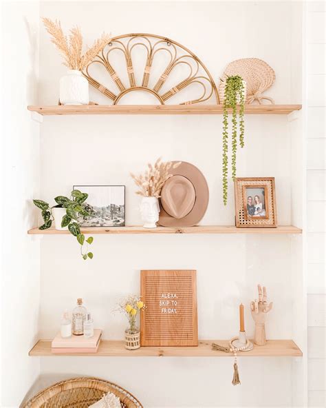 Boho shelf styling | Shelf decor living room, Shelf decor bedroom, Boho ...