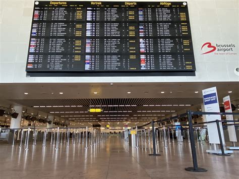 1.1 million passengers at Brussels Airport this summer, down 80% on ...