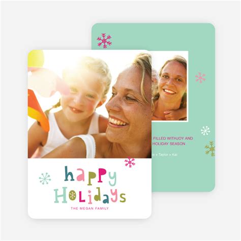 Colorful Happy Holidays Cards | Paper Culture