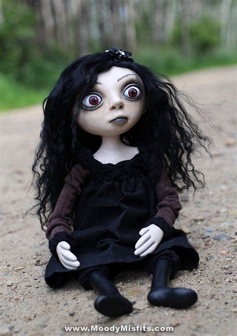 Gothic Dolls, Handmade Art Doll, OOAK Collector Dolls