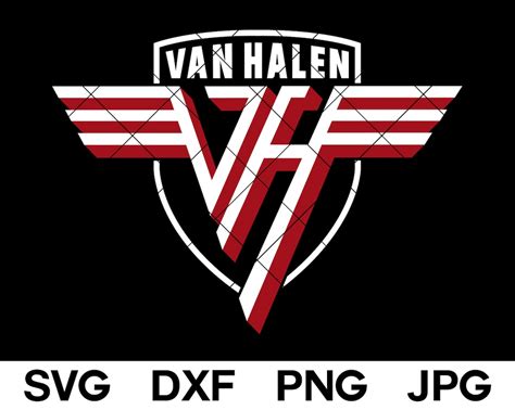 Van Halen Logo SVG Famous Music Rock Band Vintage Reto Cut | Etsy