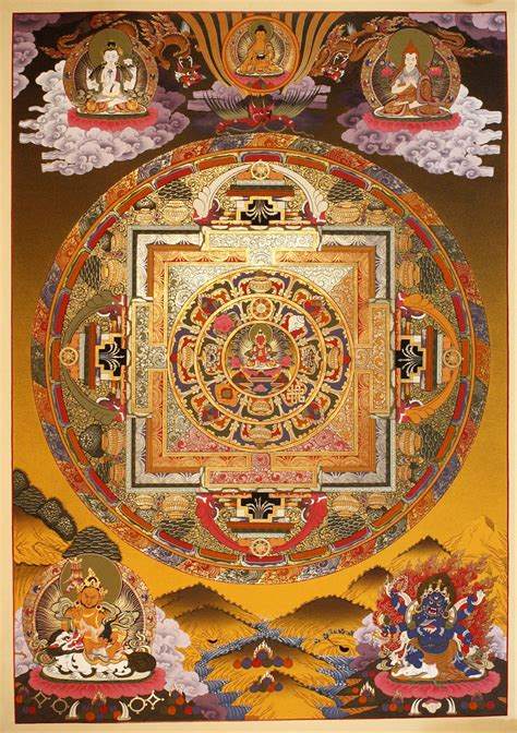 Tibetan Mandala Thangka Paintings | Galactic Resonance