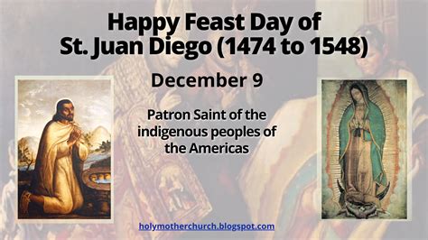 Catholicism for Everyone: Happy Feast Day of St. Juan Diego December 9