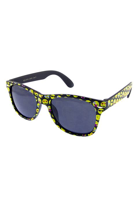 kids emoji cute plastic sunglasses Y-KG01EMO - City Sunglass