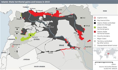 Map: How much territory ISIS lost in 2015 - Business Insider