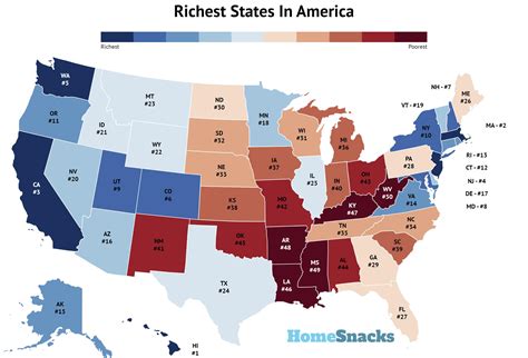 Richest States In Usa 2024 - Anthe Jennilee