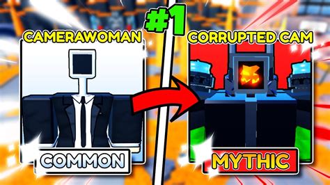 COMMON To MYTHIC *CORRUPTED CAMERAMAN* - Episode 1 | Toilet Tower Defense! (Common To Mythic ...