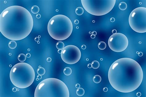 Bubbles On Dark Blue Background Free Stock Photo - Public Domain Pictures