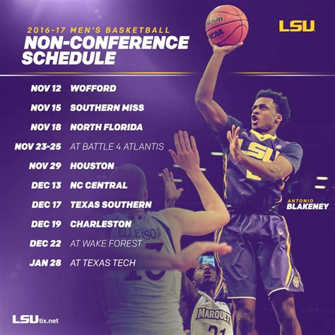 Lsu Women's Basketball Schedule Printable