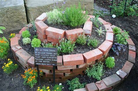 Pin by Daisy Maisy on garden ideas | Spiral garden, Herb garden design, Brick garden