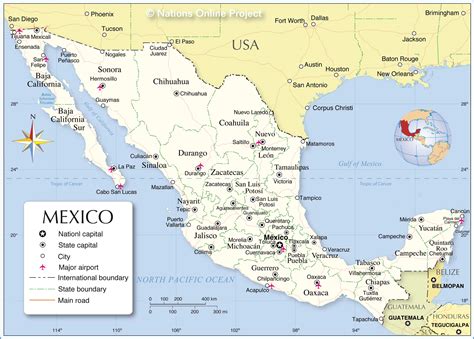 Map Of Mexico Cities