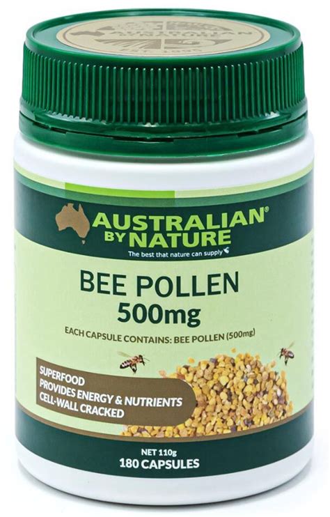 Australian By Nature Bee Pollen Capsules | 30% OFF RRP | Australian Vitamins