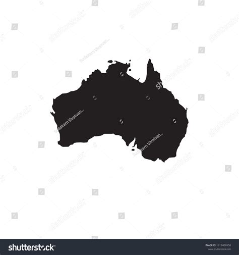 World Map Australia Illustration Vector Picture Stock Vector (Royalty ...