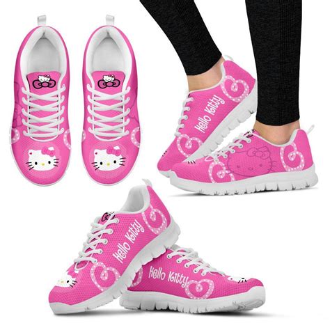 Hello Kitty Women's Sneakers Sanrio, Hello Kitty, Happy Women, Pink Shoes, Custom Shoes, High ...