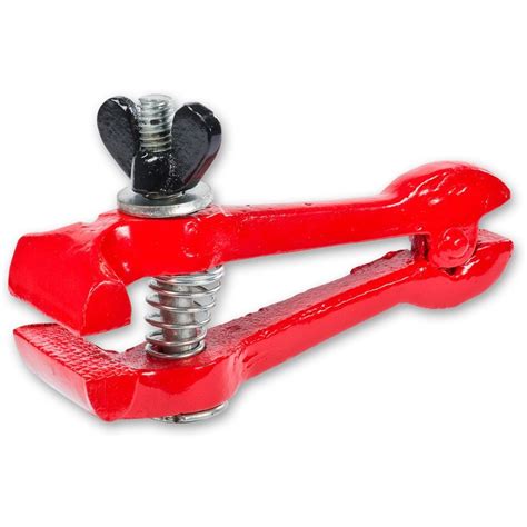 Red Mild Steel Heavy Duty Hand Vice, Base Type: Fixed, | ID: 21860160012