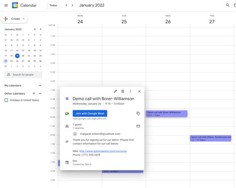 Create Google Calendar Events from Google Sheet | Ben Ronkin