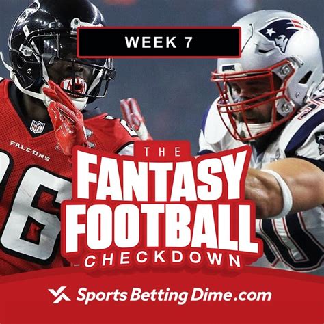 Fantasy Football Checkdown: Week 7 Advice and Rankings