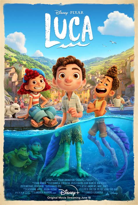 New Trailer and Poster Released for "Luca" - Disney Plus Informer