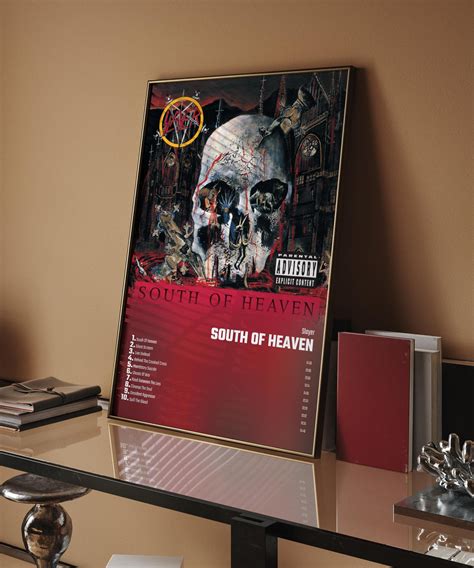 Slayer - South Of Heaven Album Cover Poster Designed & Sold By Mildred Well