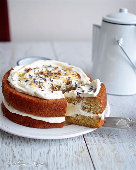 "London Fog" Earl Grey Tea Cake @ Not Quite Nigella