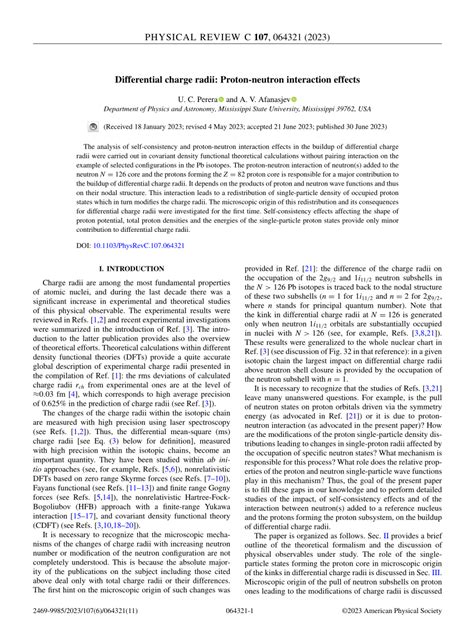 (PDF) Differential charge radii: Proton-neutron interaction effects