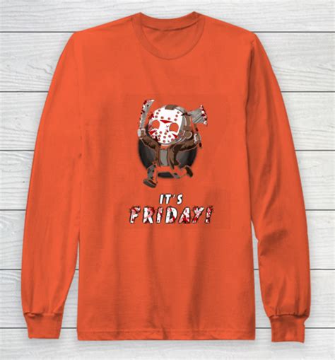 It's Friday 13th Funny Halloween Horror Long Sleeve T-Shirt | Tee For Sports