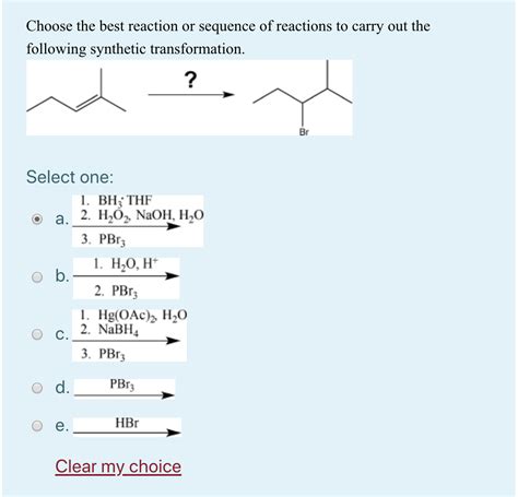 [Solved] By using BH3 THF; then H2O2, NaOH, H2O I'm gaining the anti-mark... | Course Hero