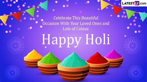 Holi 2023 Wishes & WhatsApp Status Video: Images, HD Wallpapers, Quotes ...