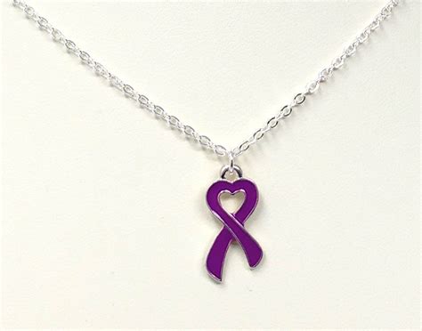 Purple Awareness Ribbon for Alzheimer's Pancreatic - Etsy