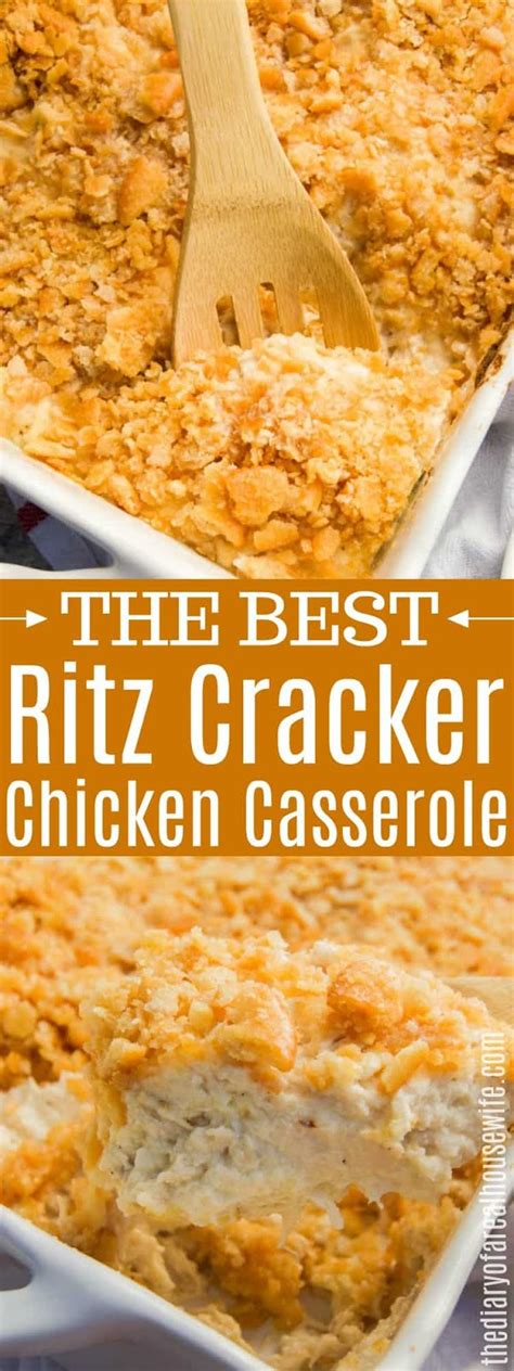 Ritz Cracker Chicken Casserole - INSPIRED RECIPE