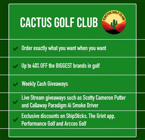 Cactus Golf Membership