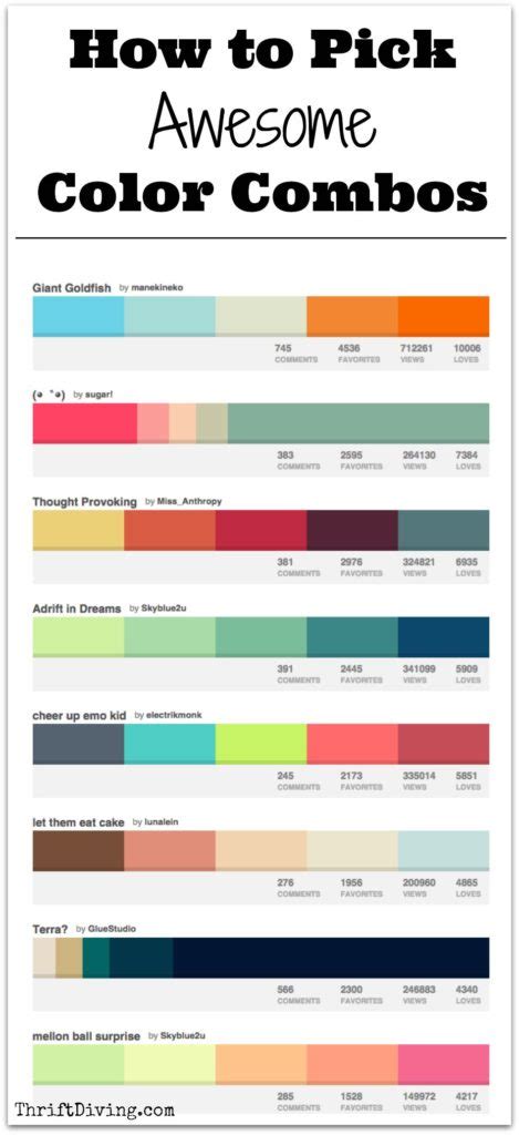 How to Pick Awesome Color Combos