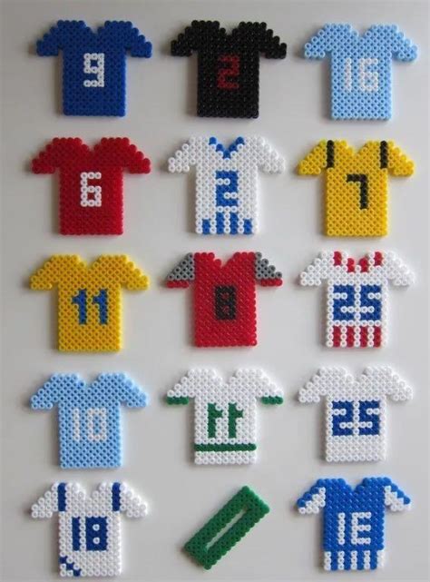 Football Field Perler Beads