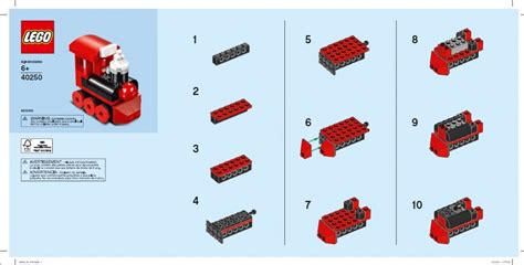 Monthly Mini Model Build December 2017 Instructions - LEGO Train - Toys ...