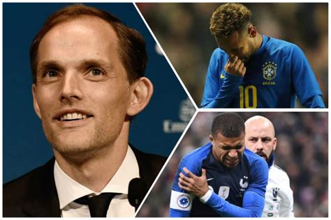 PSG boss Tuchel's injury update on Neymar and Mbappe