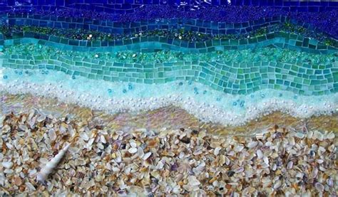 beach and water mosaic | Mosaics | Pinterest