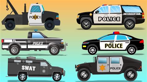 Police Car For Kids - Police Cars for Kids #1 - 3 | Learn Police ...