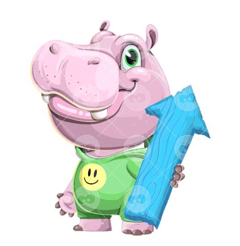 Animated Baby Hippo GIF - Cartoons.co